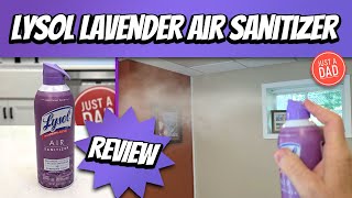 Lysol Lavender Sky Scent Air Sanitizer REVIEW How To Use it