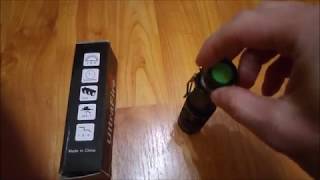 Review for UltraFire 1600Lm Cree XML T6 18650 Zoomable LED Flashlight from Gearbest