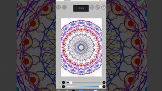 How to draw a mandala #mandala #drawing #art #howtodraw #niceday #ibispaintx #digitalart