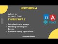 Arrays, Tuples, and Enum's in TypeScript 5 | Absolute Beginners to Advance Course | Lecture 4