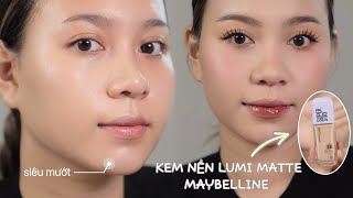 KEM NỀN SUPERSTAY LUMI MATTE MAYBELLINE - RẤT ĐÁNG MUA 😍😍