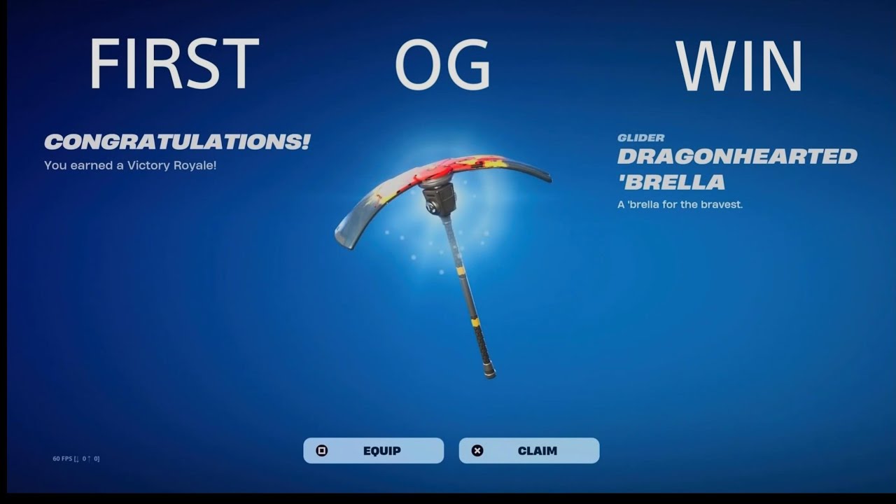 First Og Win Youtube