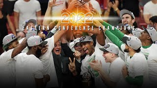 Celtics CELEBRATE Going to the NBA Finals
