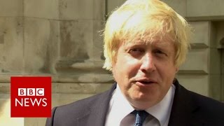 Boris Johnson: Brexit vote does not mean 'in any sense' leaving Europe - BBC News