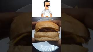Bobs Burgers fries and burger #cartoonfood #trending