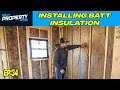 Installing Insulation | Batt Fiberglass Insulation | Building A $350,000 Custom House | EP 34