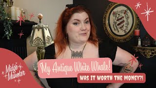 I GOT MY ANTIQUE WHITE WHALE FOR UNDER $200! | Showing you my recent antique and thrift finds