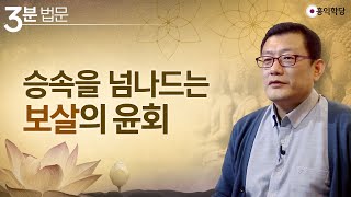 [3분 법문] 승속을 넘나드는 보살의 윤회