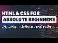 HTML & CSS for Absolute Beginners: Creating links to other pages
