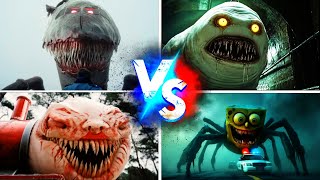 The Infected Sky 🆚 Thomas Train Eater 🆚Choo Choo Charles 🆚 Sponge Bop monster- Tiles hop EDM Rush