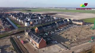 Weespersluis vanuit de lucht - fase 1A bijna voltooid