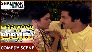 Anasuyamma Gari Alludu  Movie ||   Bala Krishna , Bhanu Priya Comedy Scene  ||  Bala Krishna , Bhanu