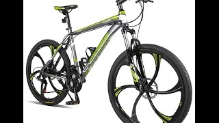 Merax Finiss 26 Aluminum 21 Speed Mg Alloy Wheel Mountain Bike