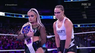 Ronda Rousey & Liv Morgan vs Sonya Deville & Natalya - WWE Smackdown 7/29/22 (FU