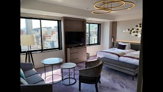 ザ ロイヤルパーク キャンバス 神戸三宮 スイートルーム お部屋＆ラウンジ＆夜景＆喫煙所 紹介 KOBE HOTEL ルームツアー