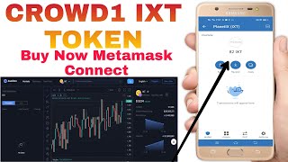 Crowd1 IXT Token Buy Now / Metamask Connect Planet IX Token Buy