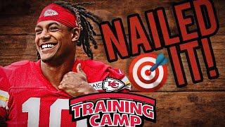 CHIEFS CAMP NEWS! Weekend RECAP! Skyy's CRAZY Catch! Pacheco RB1? Fortson Injured! MECOLE SIGHTING!