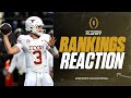 CFP Rankings Released: Experts react to the Week 12 College Football Playoff Rankings