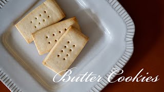 Vegan Butter Cookies/ バター不使用で濃厚な米粉クッキー/ 簡単レシピ