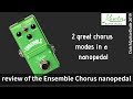 Review of the Rowin Ensemble nanopedal