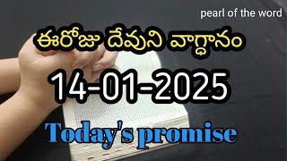 Today's promise | Eroju devuni vaagdaanam | Word of god | 14-01-2025