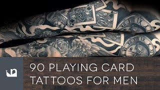 90 Playing Card Tattoos For Men
