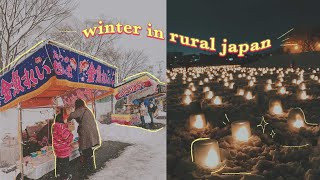 Living Alone in Japan | ❄️ winter in rural northern japan, ginzan onsen & snow festivals