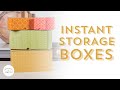 Turn Your Spoonful of Comfort Boxes Into Cute Storage Boxes