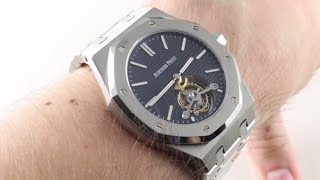 Audemars Piguet Royal Oak Tourbillon Extra-Thin 26510ST.OO.1220ST.01 Luxury Watch Review