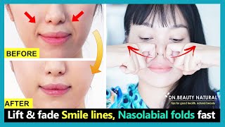 Best 6 exercises to Lift smile lines, reduce nasolabial folds, fix sagging cheeks fast.