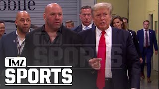 Donald Trump Arriving at UFC 264, Cheered by Fans | TMZ Sports