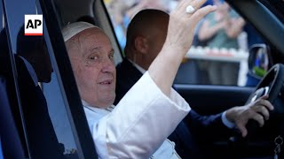 Pope Francis leaves hospital after surgery