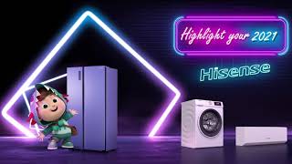 Hisense 2021 Highlight | Fridge, Washer and Air-Conditioner