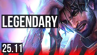 JAYCE vs DARIUS (TOP) | Penta, 18/2/6, Legendary | EUW Challenger | 25.11
