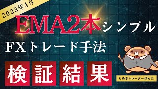 【超実践的】移動平均線で勝つ！EMA手法の検証結果を公開！