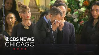 Jesse Jackson Jr. gives emotional eulogy at father Rev. Jesse Jackson's funeral at Rainbow PUSH