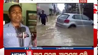 Flood situation worsens in Gajapati, several areas inundated | News18 Odia