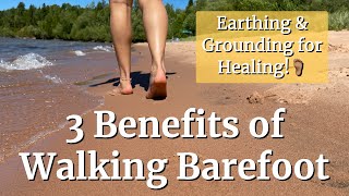 Earthing & Grounding│3 Benefits of Walking Barefoot 🦶🏽