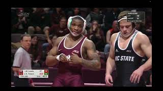 174lbs Mekhi Lewis (Virginia Tech) vs Alex Faison (NC State)