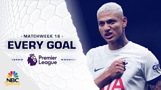 Every Premier League goal from Matchweek 16 (2023-24) | NBC Sports