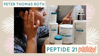 HONEST PETER THOMAS ROTH PEPTIDE 21 REVIEW: get rid of skin texture and dark spots from acne