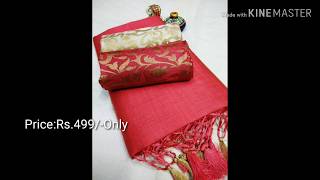 Diwali Offer Heavy Chanderi Cotton Sarees