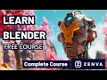 COMPLETE COURSE - Learn Blender for Beginners (FREE)
