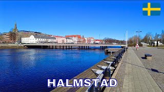 Halmstad - Virtual Walking Tour in 4K - April 2023 - Sweden