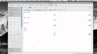 Basic Math with Maple 15