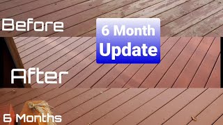 Deck Refurbish 6 Month Update Deck Correct