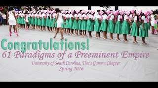 Theta Gamma Chapter of AKA Spring 2016 Probate