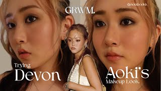 GRWM. | Devon Aoki's iconic smokey makeup look 🖤