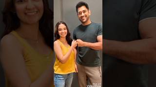 Anushka sen With Ms Dhoni😍😍#viral#trending#video #shorts#short#shortvideo#ytshorts#subscribe#cricket