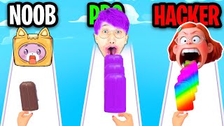 Can We Beat This POPSICLE STACK GAME!? (WE LEAKED LANKYBOX'S BIGGEST SECRETS...)